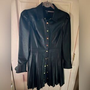 Guess Marciano Faux Leather Dress XS